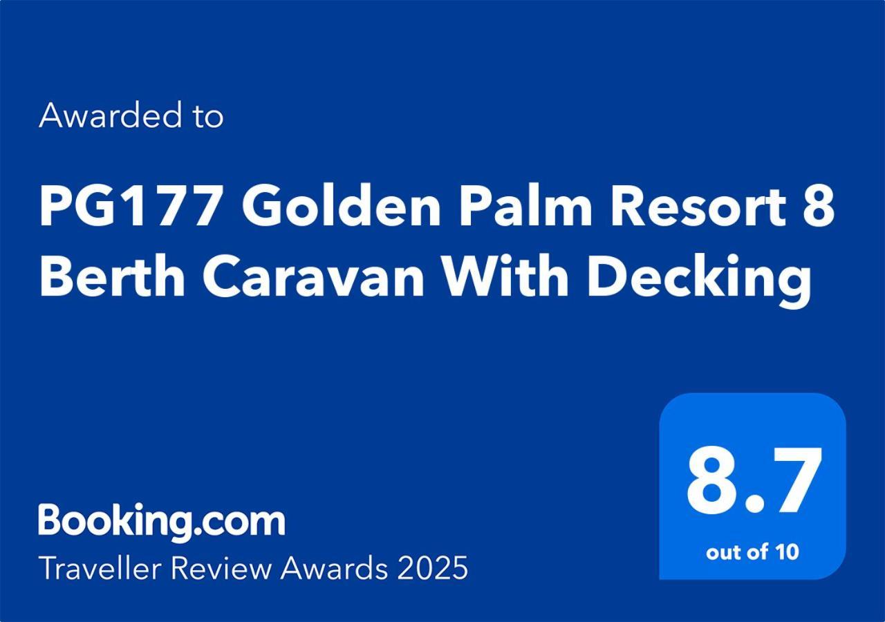 Pg177 Golden Palm Resort 8 Berth Caravan With Decking Chapel Saint Leonards Luaran gambar
